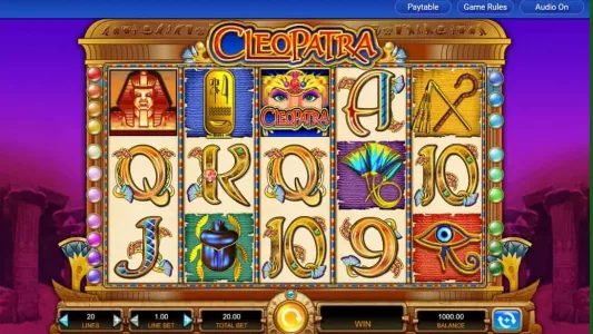 Cleopatra slot reels