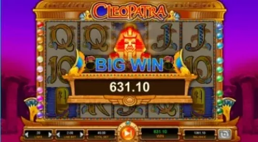 Cleopatra slot win