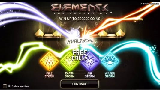 Elements Slot avalanche