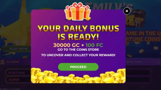 FortuneCoins Casino Daily Bonus