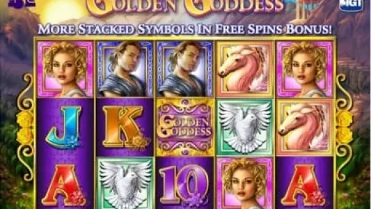 Golden Goddess slot reels