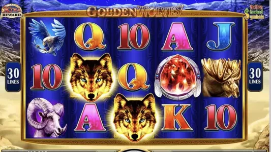 Golden Wolves Slot Reels