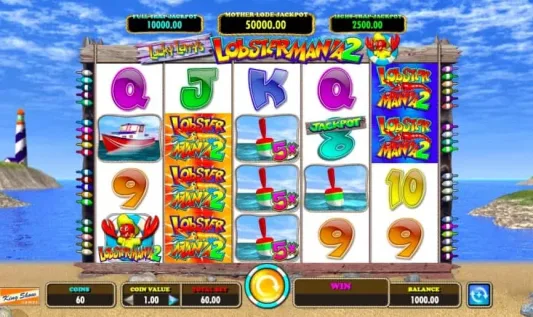 Lucky Larry's Lobstermania reels