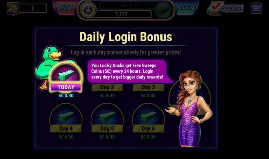 Luckyland Slots Daily Login Bonus