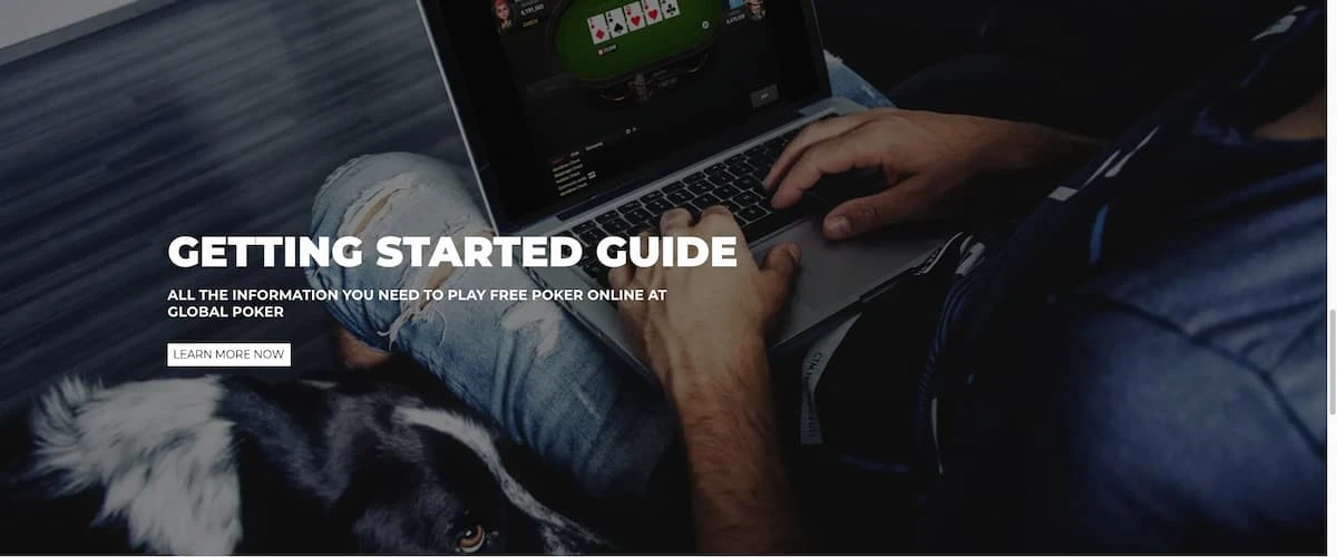 A header image for Global Poker Social Casino - Getting Started Guide