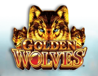 Golden wolves slot logo