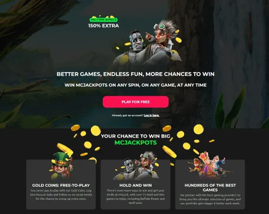 McLuck Casino Home Page