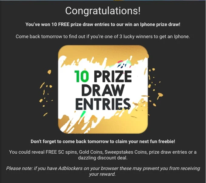 Pulsz Casino Prize Draw